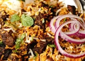 Goat Dum Biryani